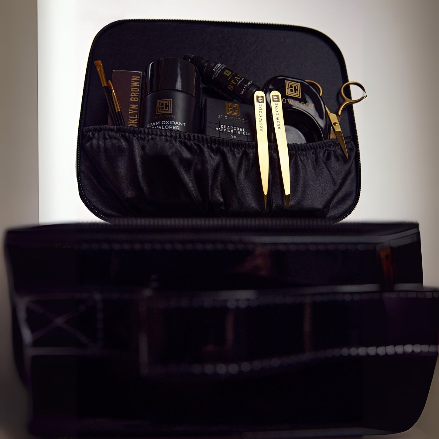 Stylised image of Professional Brow Tint Kit in Pro Kit Bag