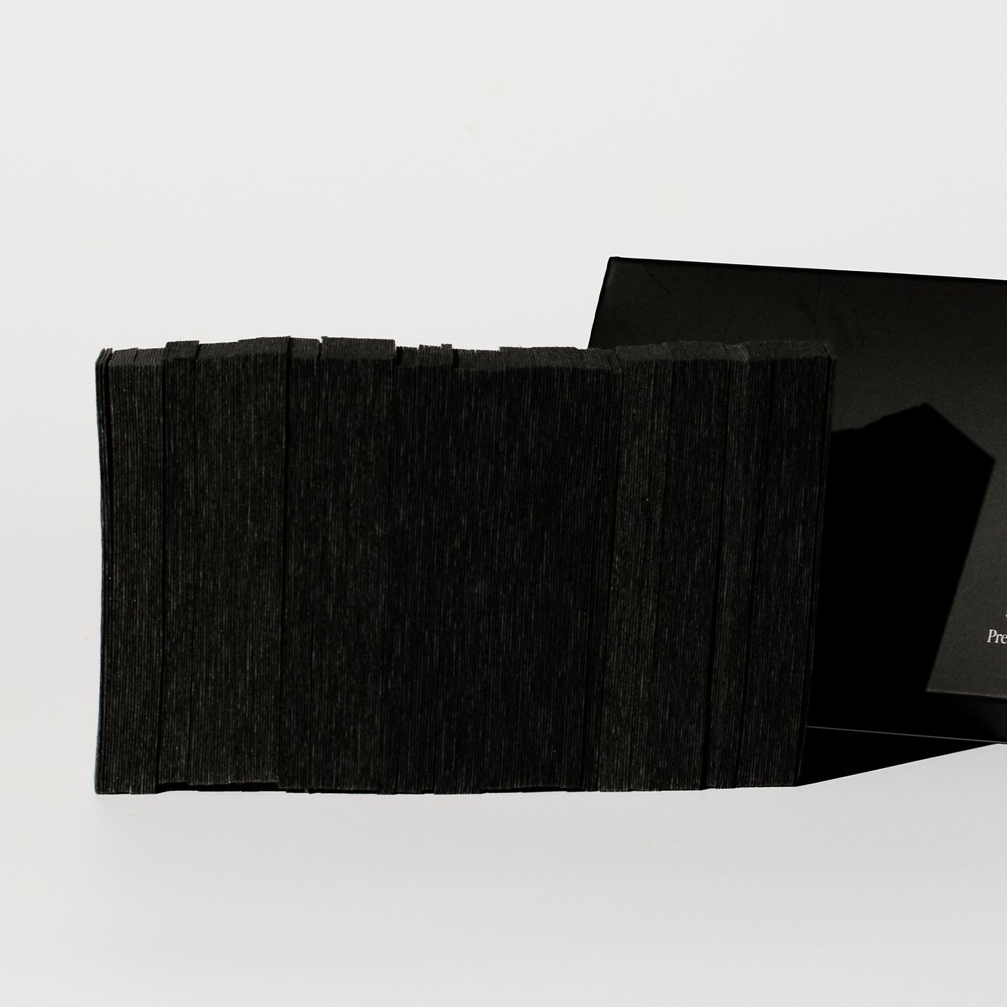 A set of Brow Code’s Pre-Cut Wax Strips laid out neatly