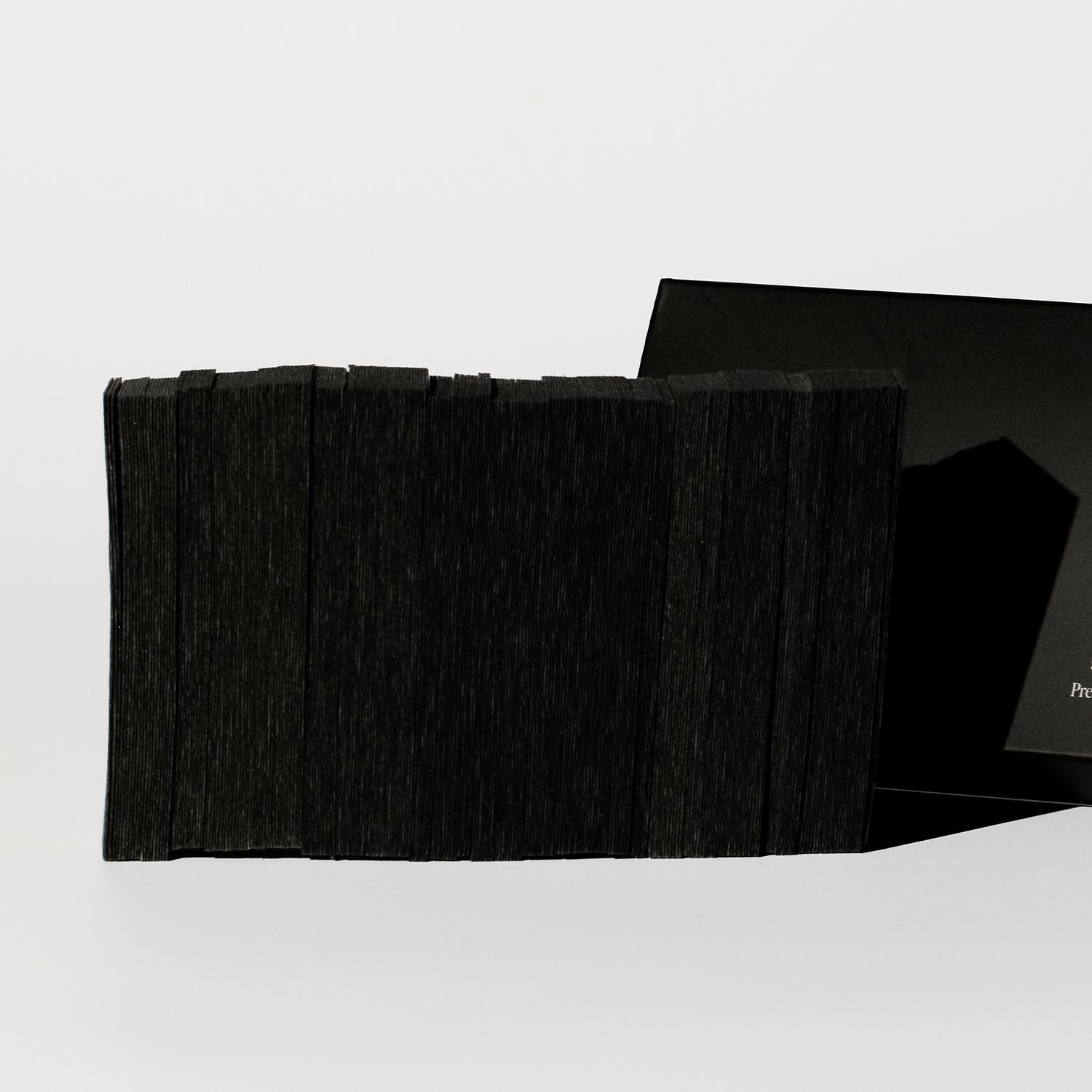 A set of Brow Code’s Pre-Cut Wax Strips laid out neatly